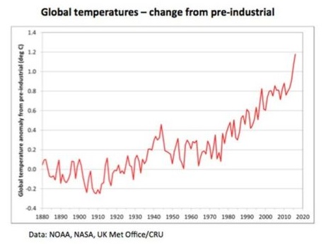 Global Warming graph