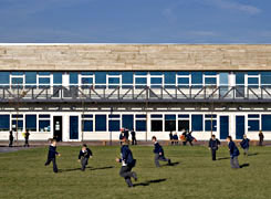 Howe Dell School aims to be the first zero carbon school in the UK.